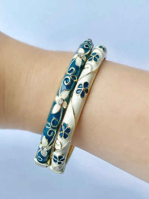 Midnight China Bangle Set