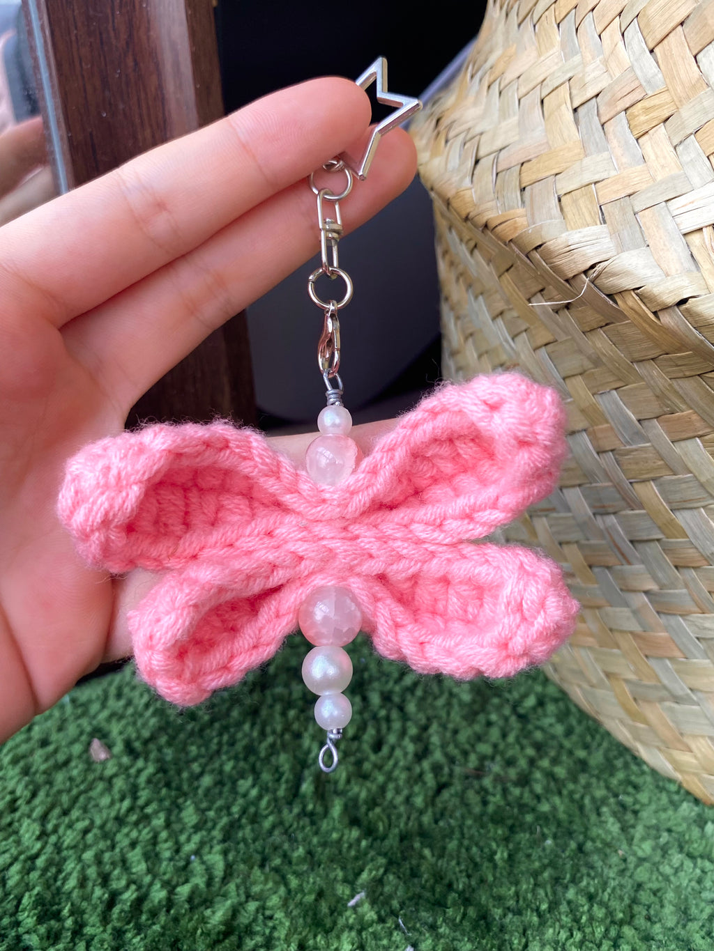 Crochet Dragonfly Keychains