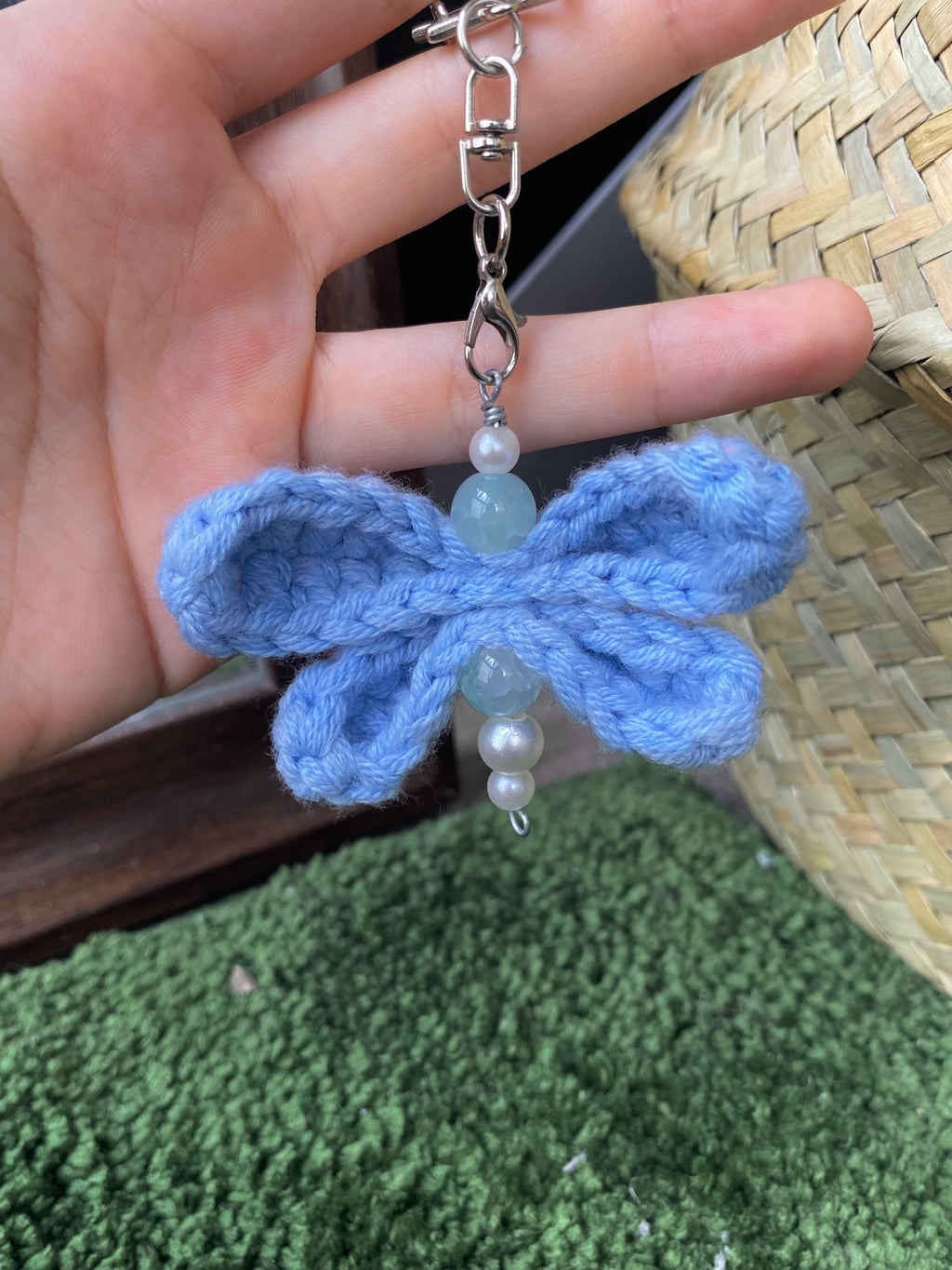 Crochet Dragonfly Keychains