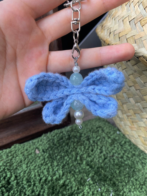 Crochet Dragonfly Keychains