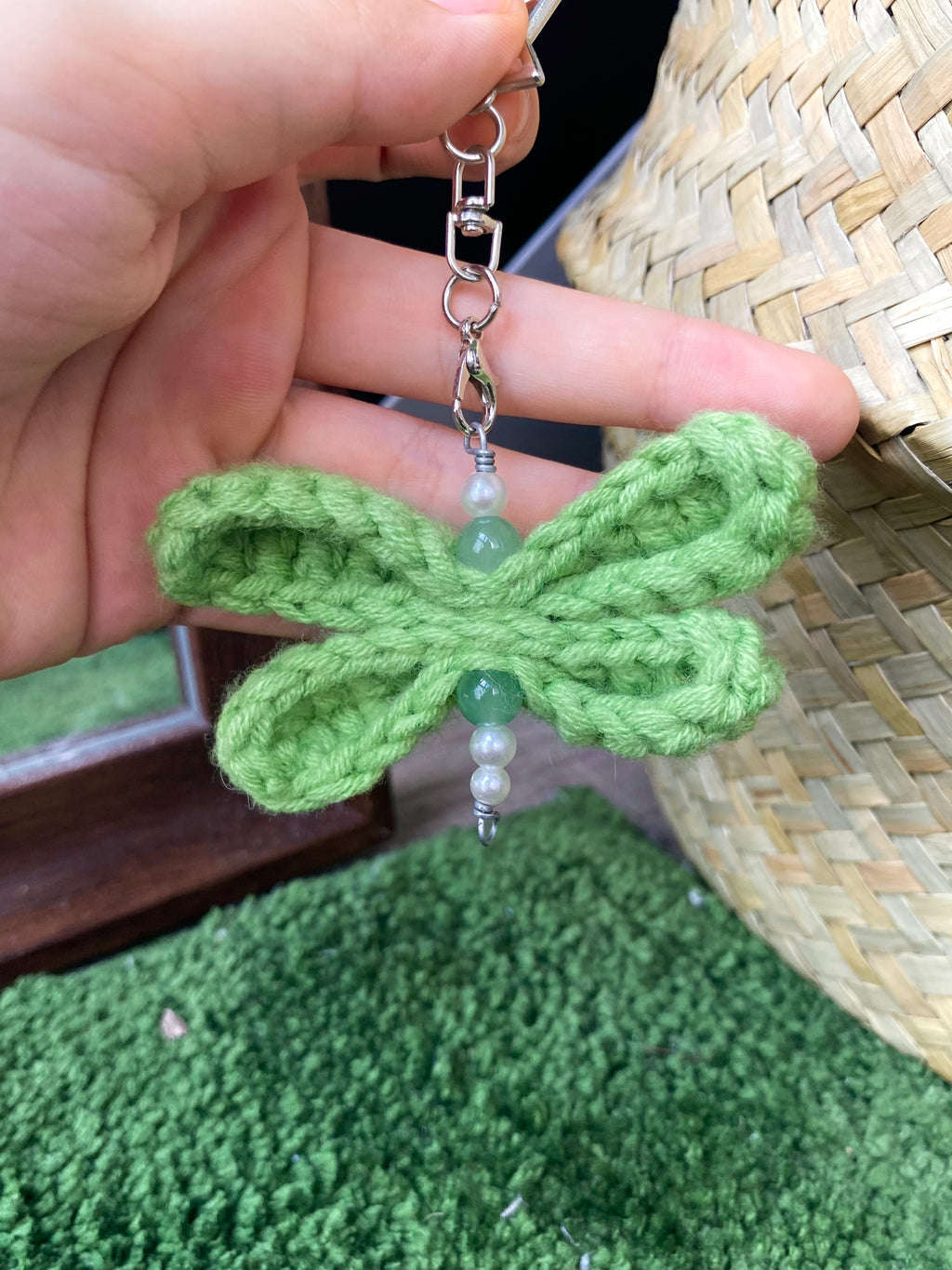 Crochet Dragonfly Keychains